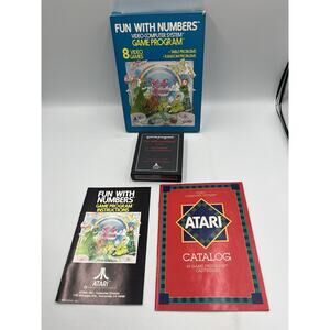 Fun With Numbers CX 2661 Atari 2600 CIB Game, Box, Manual